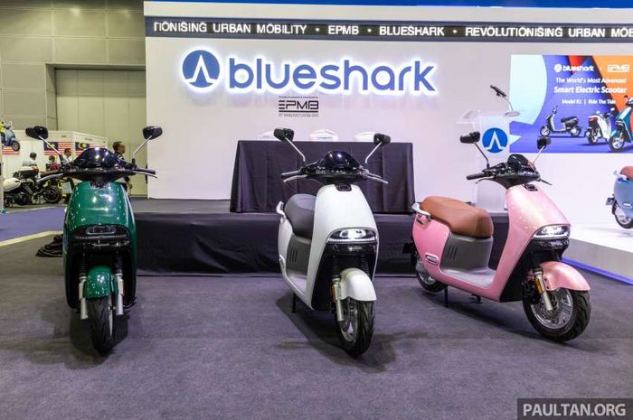 Motor Listrik Baru, Blueshark R1 Tampilan Imut, Jarak Tempuhnya Tembus 90 Km