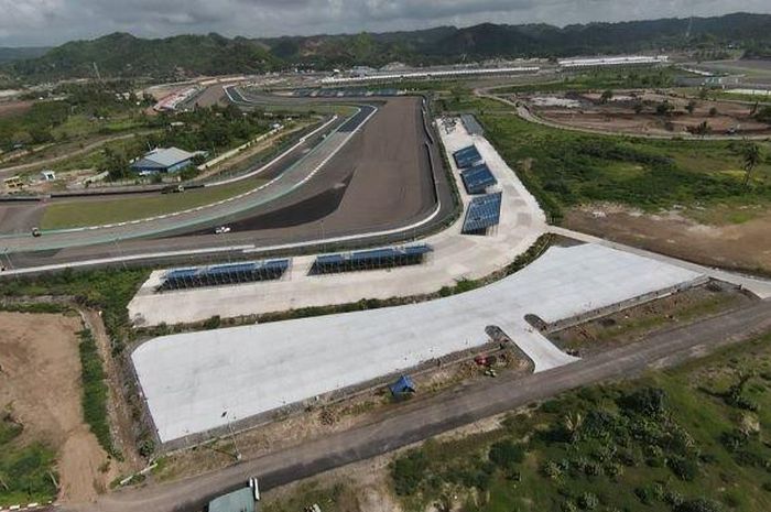 Pengaspalan Sirkuit Mandalika sudah selesai, pada Selasa (25/10/2022).