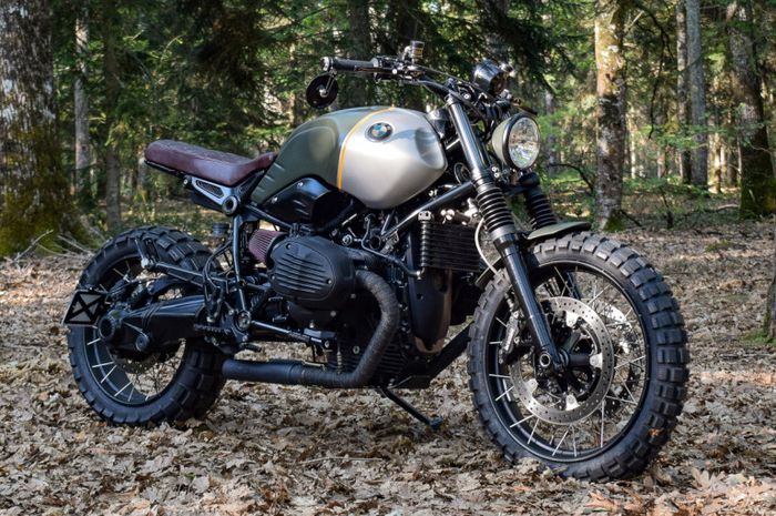 BMW R nineT Scrambler kustom dari FCR Original