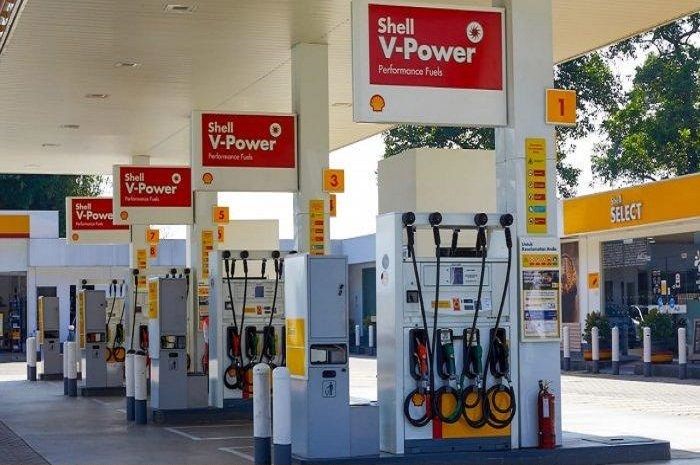 Ilustrasi SPBU swasta Shell.