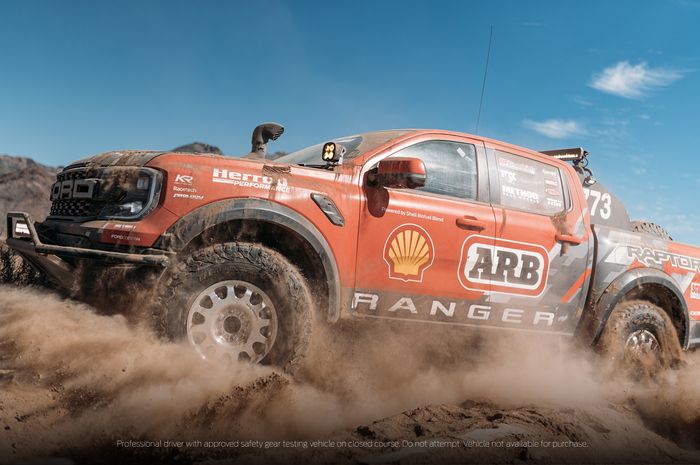 Ford Ranger Raptor akan menjadi mobil baru Ford yang turun di ajang Baja 1000.