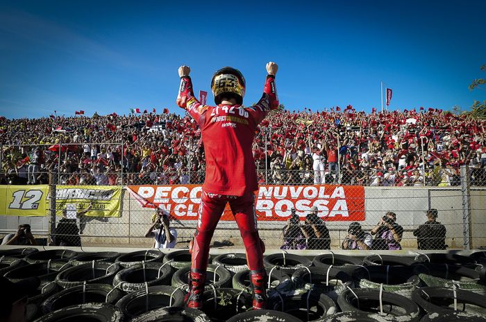 Pecco Bagnaia jadi juara dunia MotoGP 2022 tanpa harus menjadi pemenang MotoGP Valencia 2022
