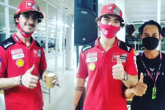 Ucapan penjual kopi di Mandalika ke Francesco Bagnaia jadi kenyataan di MotoGP Valencia 2022.