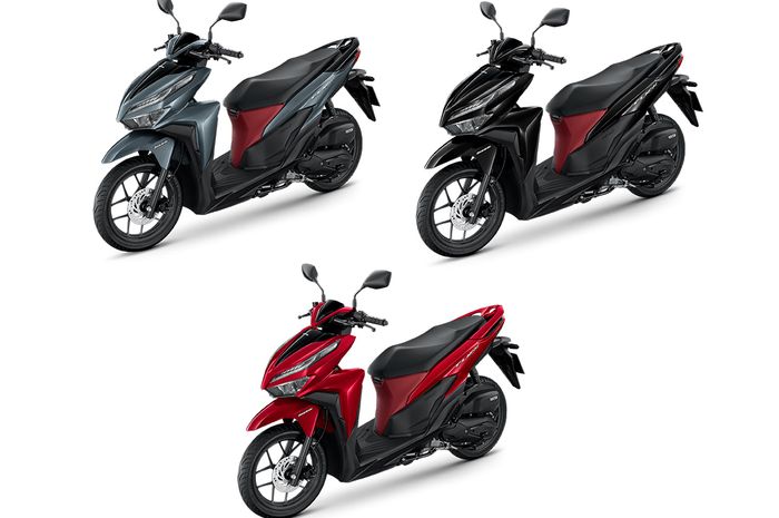 Pilihan warna New Honda Click 125 2023 Thailand varian castwheel 