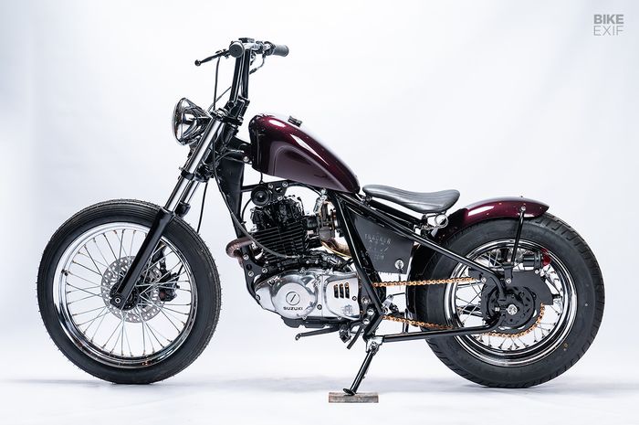 Suzuki GN250 bobber hardtail