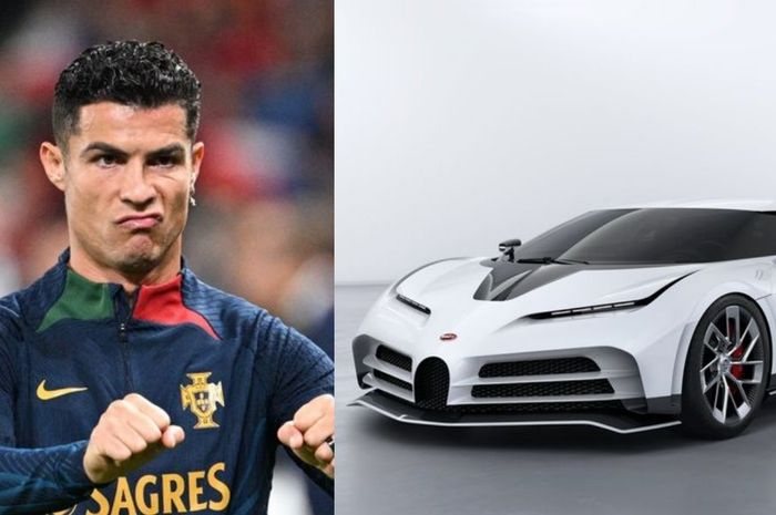 Umumkan bakal pensiun kalau Timnas Portugal juara Piala Dunia 2022, Cristiano Ronaldo ternyata punya koleksi Bugatti Centodieci di garasinya lo.