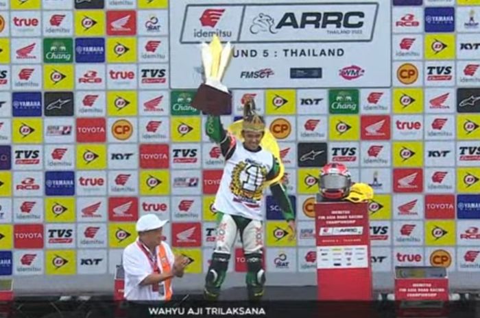 Wahyu Aji Trilaksana Juara Asia UB150 2022 usai finish di posisi 5 Hasil Race 2 UB150 ARRC Thailand 2022 (20/11)