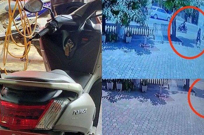 Yamaha NMAX pelat merah DP 6878 S milik Kades Watang Pulu, Suppa, Pinrang, Sulawesi Selatan lenyap dimaling