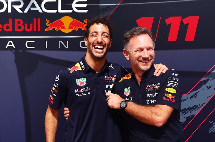 Daniel Ricciardo dan Christian Horner sepakat untuk kerja sama di F1 2023