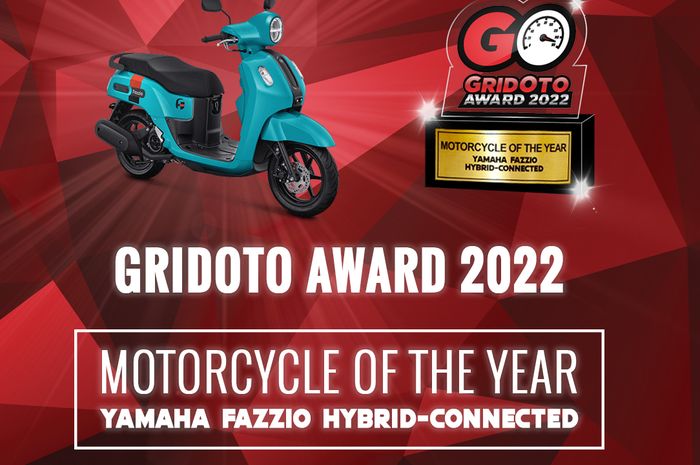 Yamaha Fazzio terpilih jadi Motorcycle of The Year di GridOto Award 2022