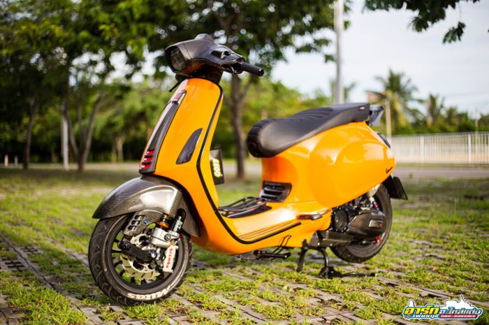 Modifikasi sangar Vespa Sprint