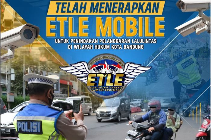 Satlantas Polrestabes Bandung mulai terapkan ETLE Mobile, anggota keliling bawa HP foto pelanggaran lalu lintas