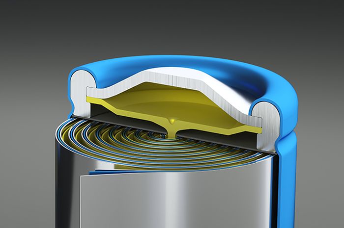 Susunan Bagian Dalam Sel Baterai Mobil Listrkm