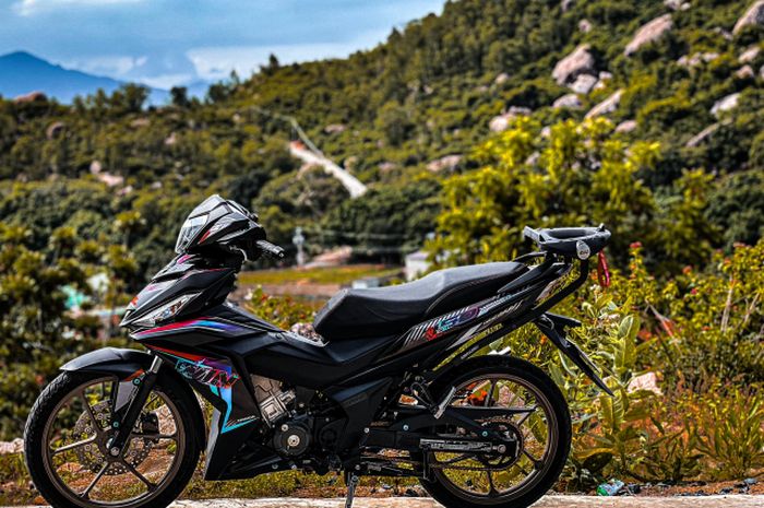 Modifikasi keren Honda Supra GTR 150