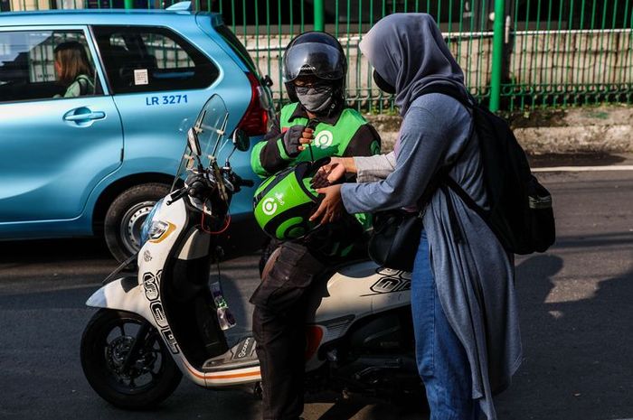 Ojek online bebas dari jalan berbayar di DKI Jakarta
