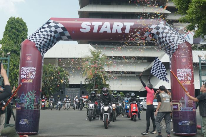 Pelepasan peserta IIMS Motobike Show 2022