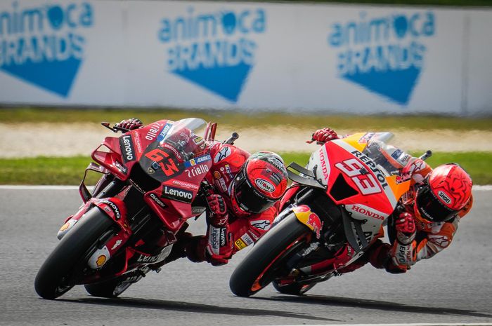 Pecco Bagnaia bilang Marc Marquez sudah memulai permainan psikologis untuk MotoGP 2023