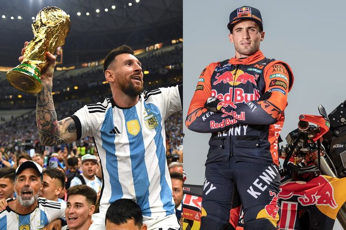 Argentina juara Piala Dunia 2022, di Reli Dakar 2023 Argentina juga punya pembalap juara