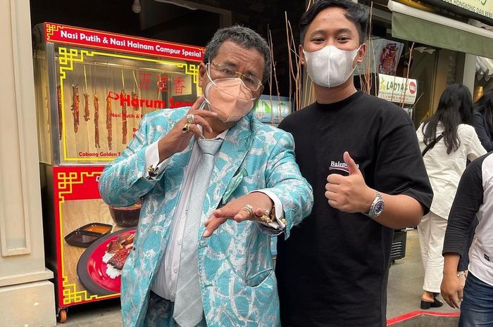 Hotman Paris (kiri) sindir Doni Salmanan (kanan) dan ajak balapan pakai supercar Lamborghini nih.