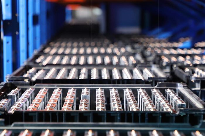 Ilustrasi baterai kendaraan listrik 