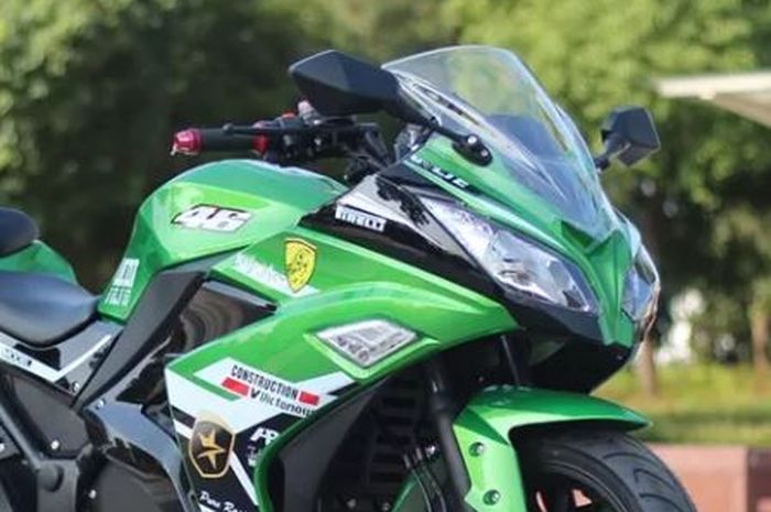 Penampakan motor baru mirip Kawasaki Ninja 250 Fi yang harganya cuma Rp 9 jutaan.