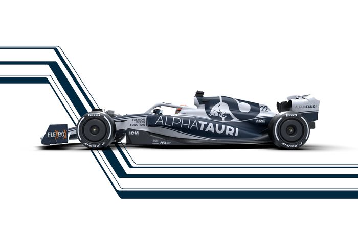AlphaTauri melakukan launching tim dan mobil barunya untuk F1 2023 di Amerika Serikat