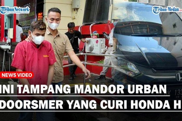 Mandor cucian mobil, Urban Doorsmer di Medan diborgol setelah sekian lama dicari Polisi karena larikan dan jual Honda HR-V milik pelanggannya Rp 66 juta