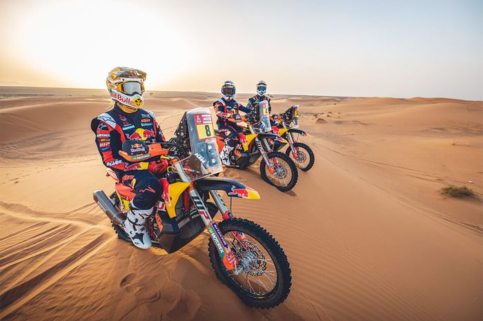 Dasbor motor Reli Dakar ukurannya gede, apa saja isinya?