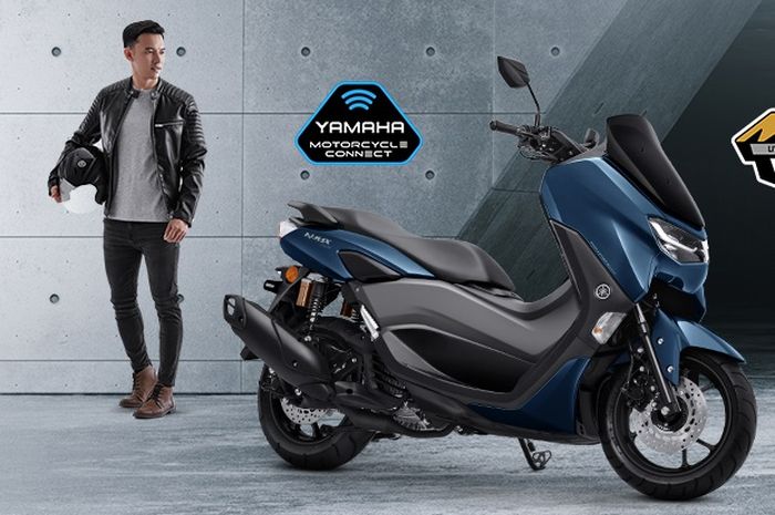 Yamaha All New NMAX 2023, dapat warna biru metalik