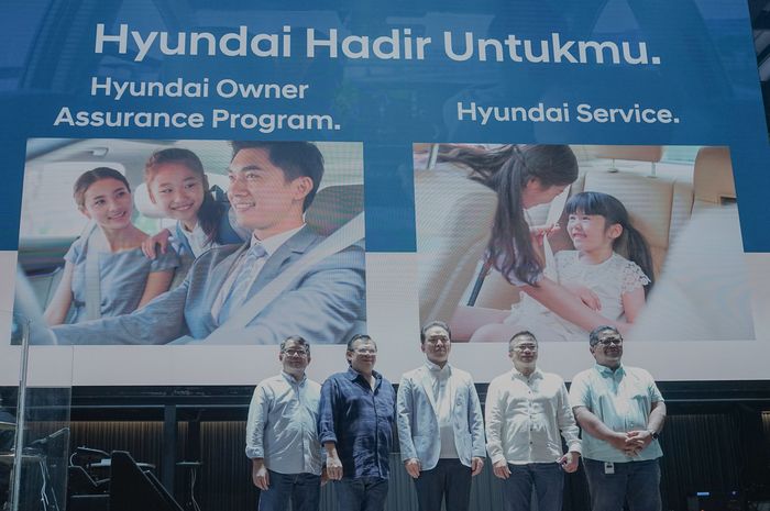 Peluncuran program layanan purnajual Hyundai Hadir Untukmu, Rabu (11/1/2023)