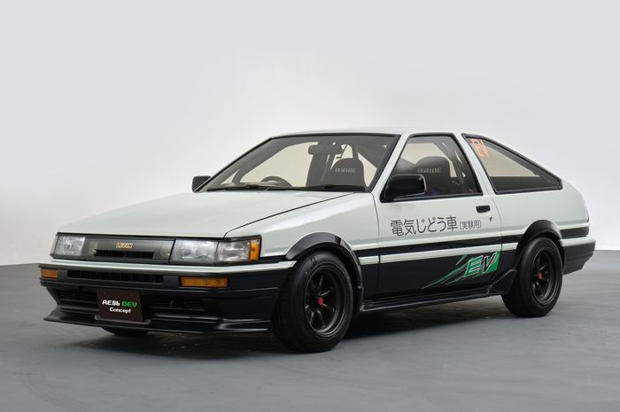 Toyota AE86 mobil listrik yang tampil di Tokyo Auto Salon 2023.