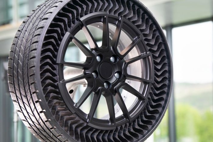 Michelin UPTIS, inovasi ban mobil tanpa udara anti bocor