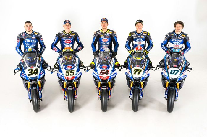 Jelang World Superbike 2023, Yamaha umbar livery baru untuk ketiga tim mereka di kelas WorldSBK tahun ini.