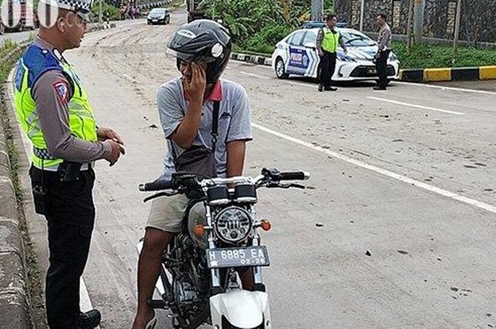 Satlantas Polres Boyolali kembali menerapkan tilang manual di wilayah hukumnya.