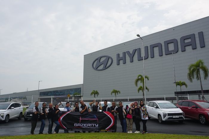 Gazerity melakukan kunjungan ke pabrik Hyundai di Cikarang