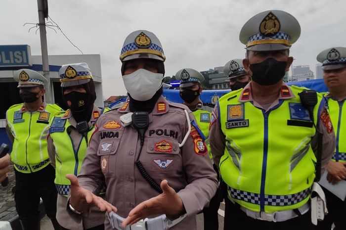 Polres Metro Jakarta Pusat lakukan Operasi Keselamatan 2023 Jaya yang dipimpin oleh Wakasat Lantas AKP Linda