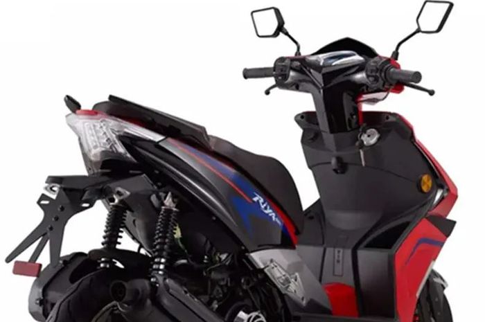 tampilan motor baru Rp 9 jutaan yang tampilannya mirip Yamaha Aerox, anti mampir SPBU nih.