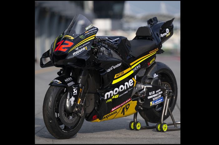 Livery Mooney VR46 Racing Team di tes MotoGP 2023 di Sirkuit Sepang