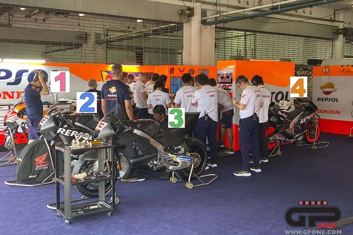 Marc Marquez disodori empat motor pada tes MotoGP 2023 di Sirkuit Sepang