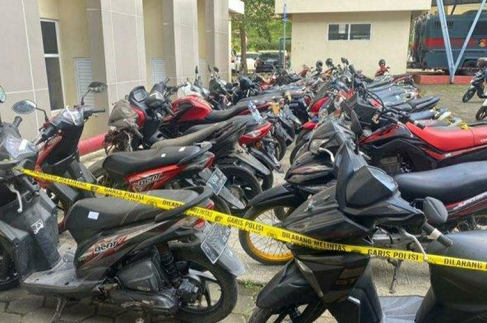Puluhan motor bodong berhasil diamankan polisi di Semarang