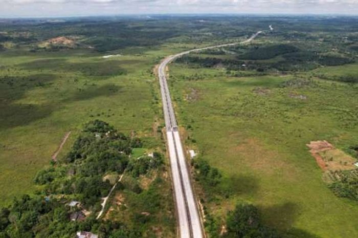 Ilustrasi pengerjaan proyek Jalan Tol