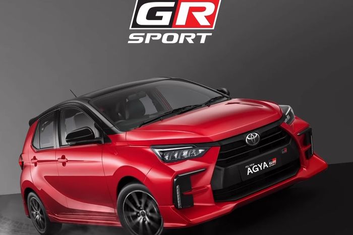 Toyota Agya baru meluncur. Varian GR Sport tampil gagah dan sporty.