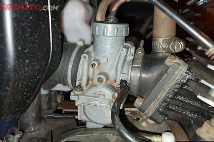 Yamaha RX-King pengin naik kompresi,  bisa pakai karburator standar begini caranya.