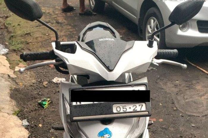 Honda BeAT diamankan dari seorang wanita yang diduga penadah motor curian seharga Rp 800 ribu
