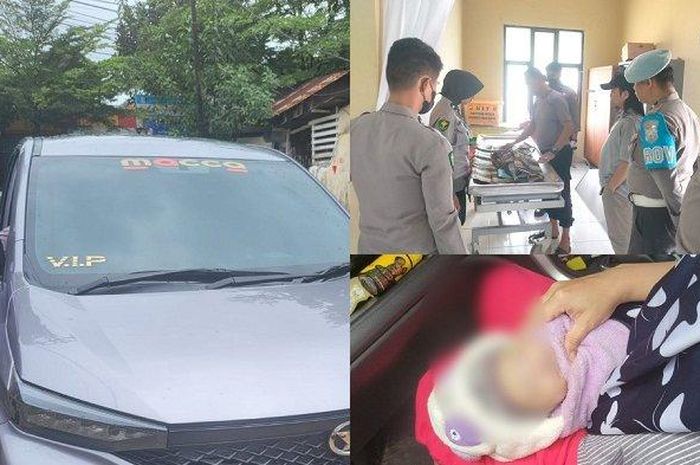Seorang bayi meninggal saat disusui di dalam kabin Daihatsu Xenia, tertindih tubuh si ibu di Makassar, Sulawesi Selatan