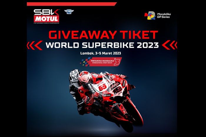 Giveaway tiket World Superbike Mandalika 2023