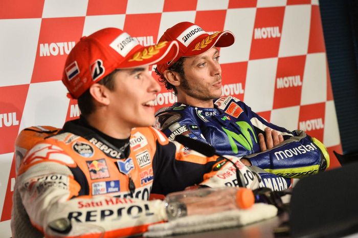 Marc Marquez dan Valentino Rossi sempat berdamai karena kematian seorang pembalap