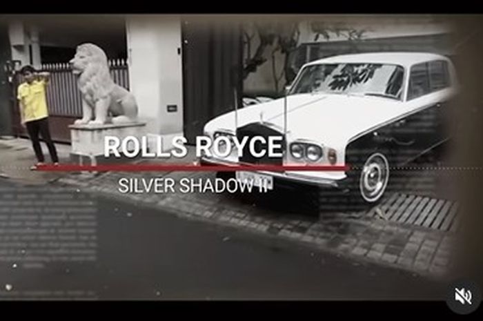 Ketua IMI, Bambang Soesatyo atau Bamsoet pamerkan Rolls-Royce Silver Shadow II.