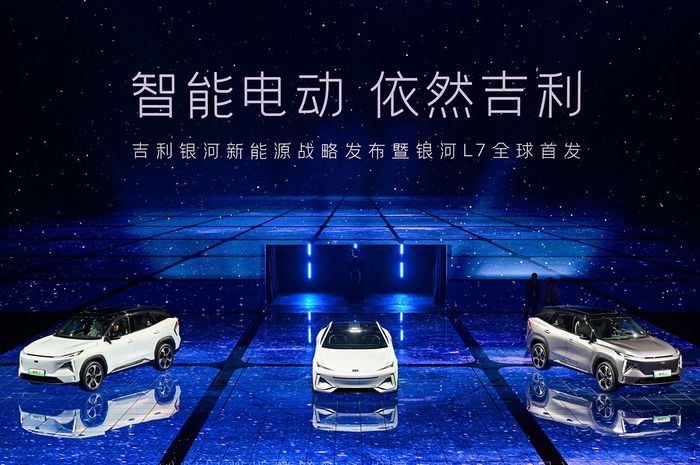 Geely resmi memperkenalkan brand mobil listrik kelas atas Galaxy di Tiongkok.