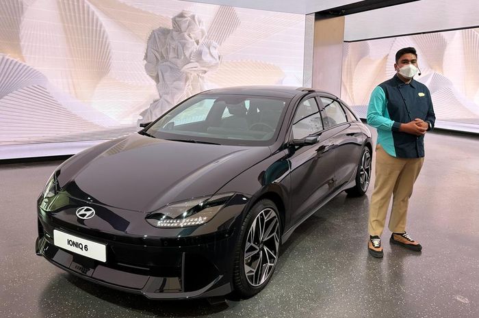 Hyundai Ioniq6 dipajang di Senayan